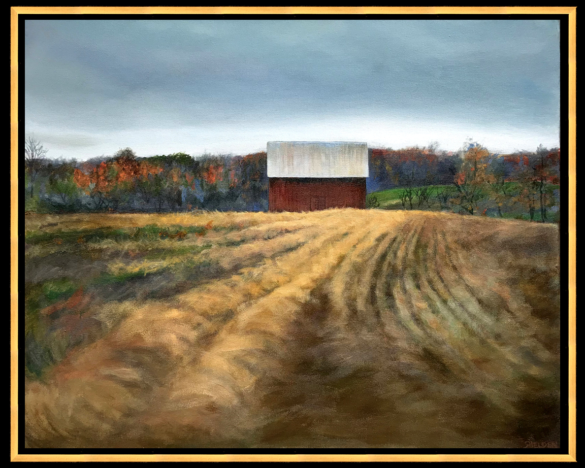 Red Barn — Grey Day